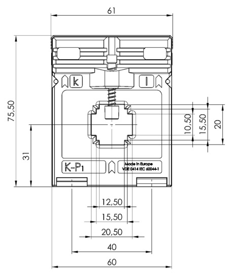 MBS ASK 63,6 1000 Stromwandler Kl. 1 FS5 used, 21,00 €