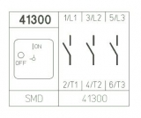 Main/Emergency-Off Switch - 63A - M-padlock device