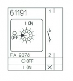 Rotary Cam Switches - ON-OFF - M-handle - 10A