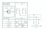 Nockenschalter 20A,Zentralbefestig.,Voltmeter-Umschalter m. Nullstellung