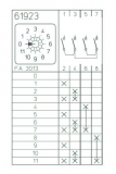 Nockenschalter 10A, Zentralbefestigung, Codierschalter, Binär-Code 0-11