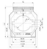 ASK 101.4 600/5A 10 VA Cl. 1 Current transformer