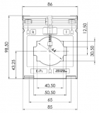 ASK 51.4 600/5A 10VA Cl. 1 Current transformer