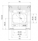 ASK 63.4 750/1A 10VA Cl.1 Current transformer