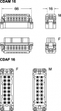 CDAM 16, Stifteinsatz-Schraub-16P-10A