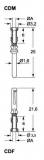 CDFA 0.3, Crimpkontaktbuchse-0,3mm²-versilbert-10A