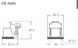 Angled bulkhead housings-single lever-thermo-“21.21”