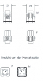 CKF 03, BUCHSENEINSATZ-SCHRAUB-3P-10A