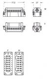 CNEM 16 T, STIFTEINSATZ-SCHRAUB-16P-16A