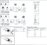 CX 04 BM, Zinkhülse Stift mit D-Einsatz 4-adrig f. MIXO-Busmodul CX 02 BM