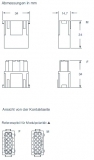 CX 12 DF, MODULAREINSATZ-BUCHSE-CRIMP-12P-10A