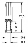 CXFA 1.5, Crimpkontaktbuchse - 1,5MM² - versilbert - 40A