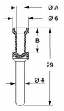 CXMA 1.5, Crimpkontaktstift - 1,5MM² - versilbert - 40A