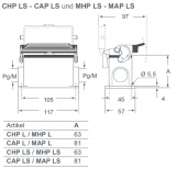 Surface mounting house-with cover-1 lever-2x M40-“77.27”