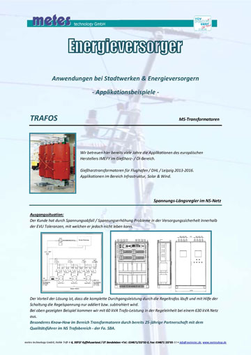 Anwendungen bei Stadtwerken, Energieversorgern